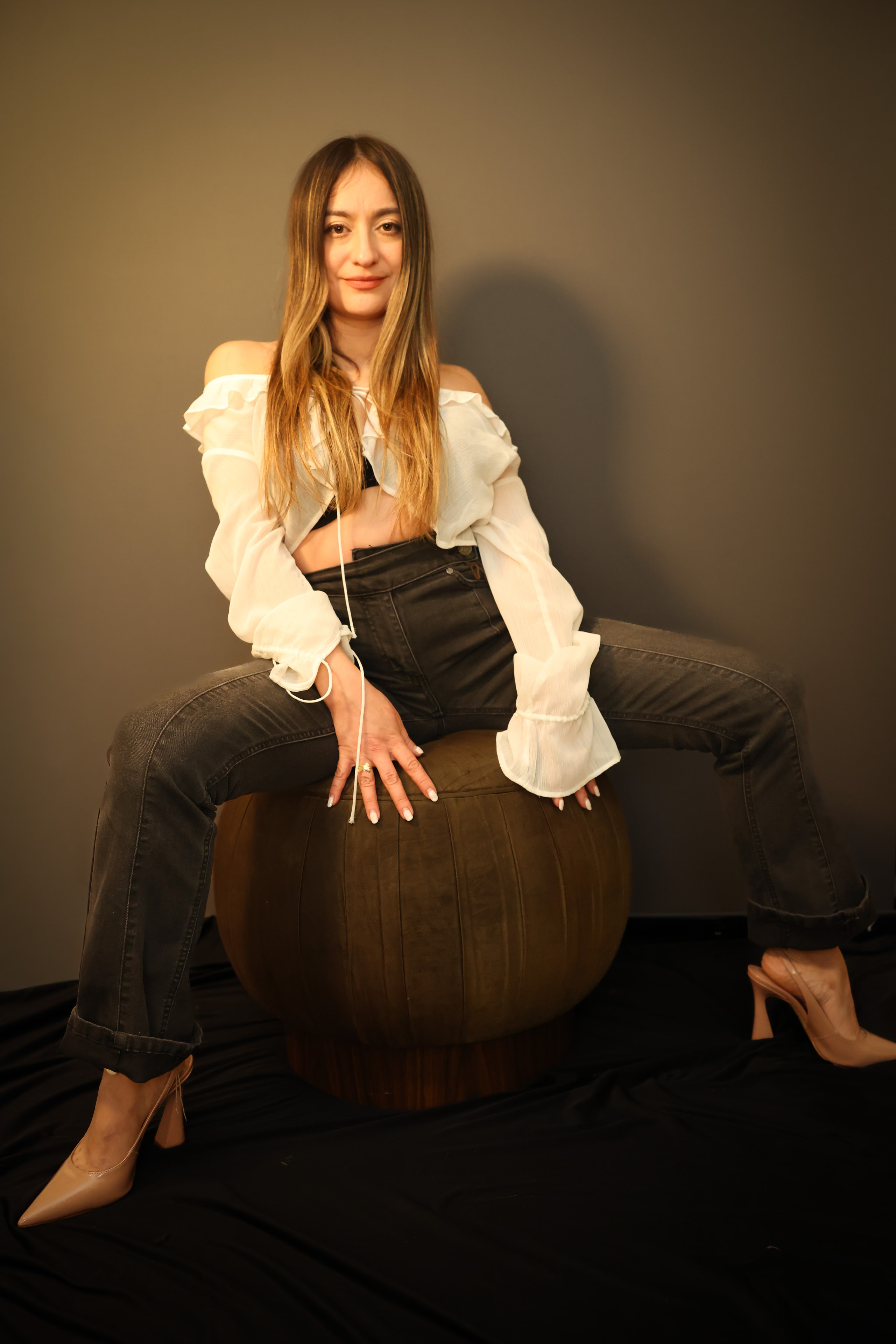 Studio Seated Ruffled Blouse