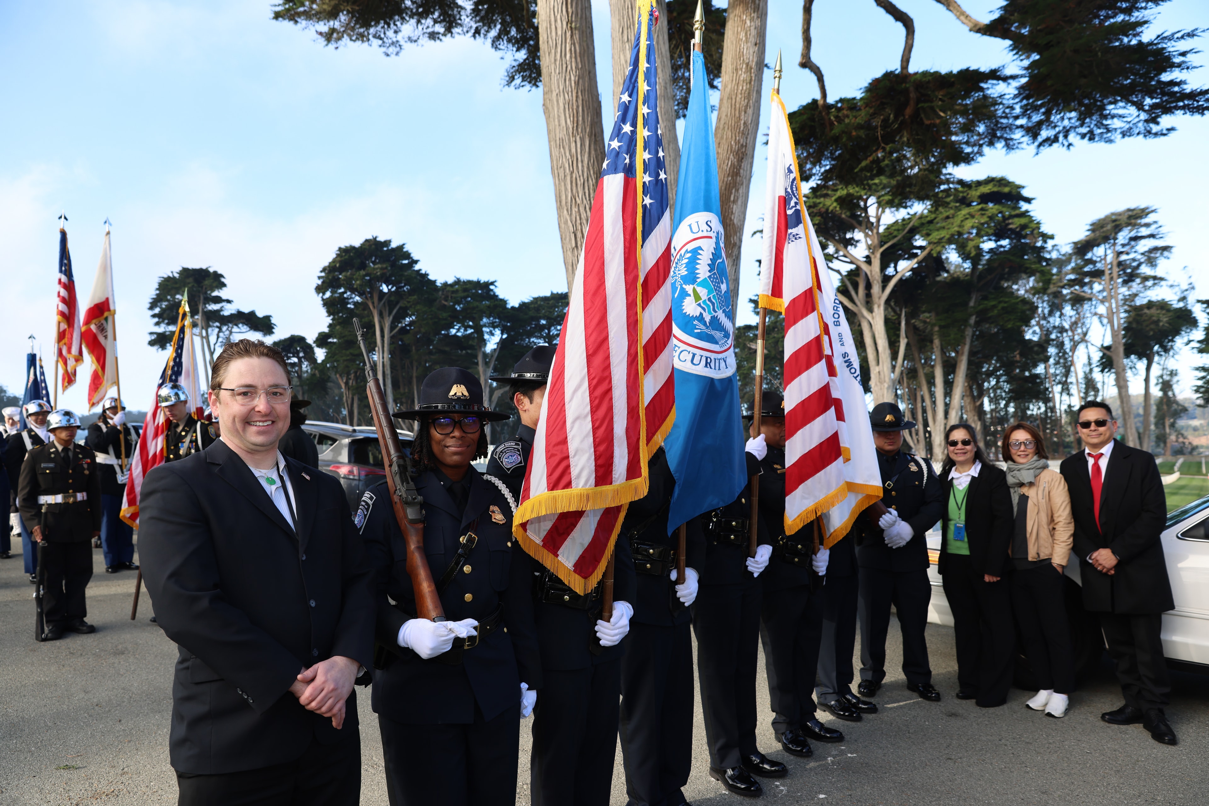 Military Color Guard Ceremony