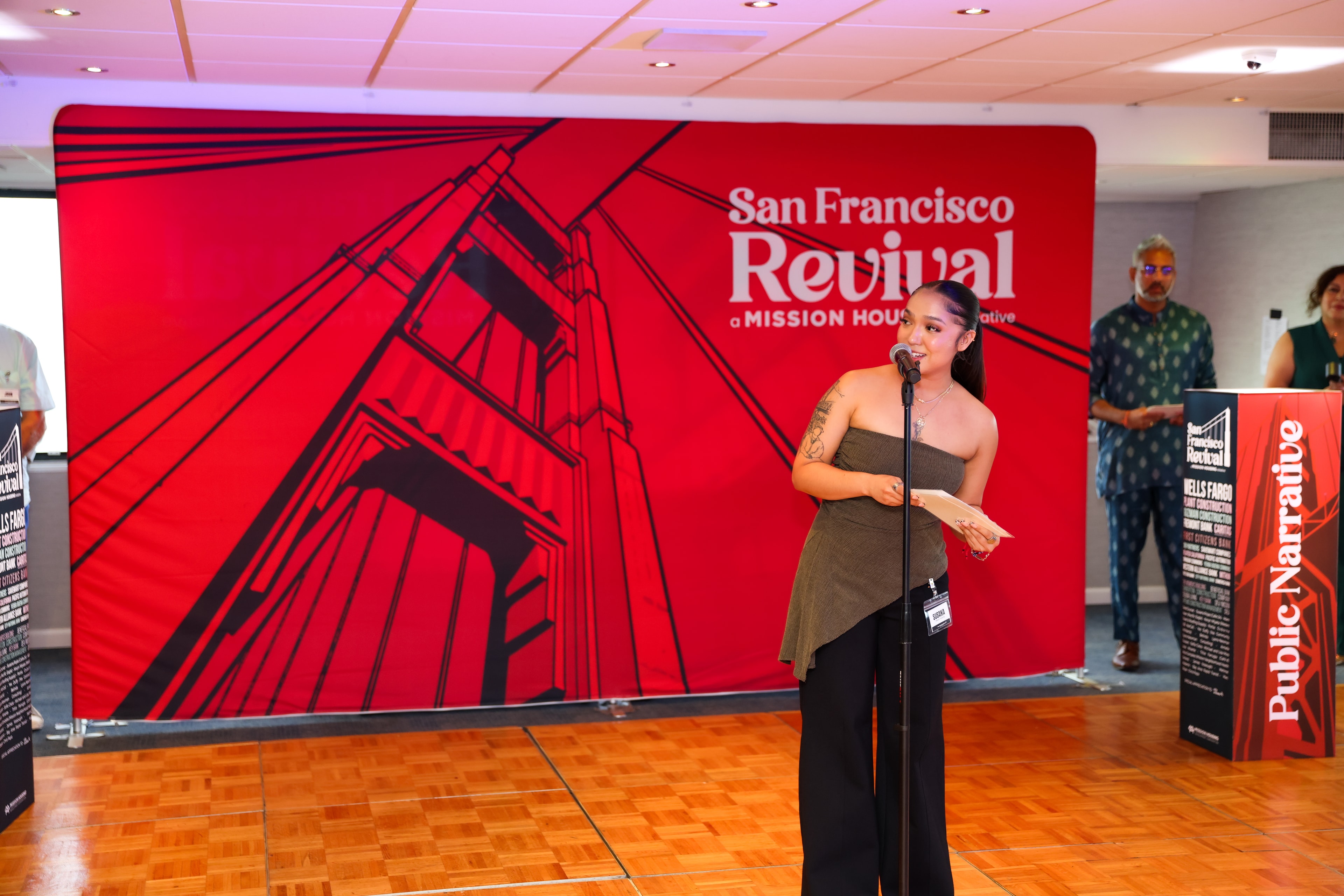 SF Revival Speaker at Podium