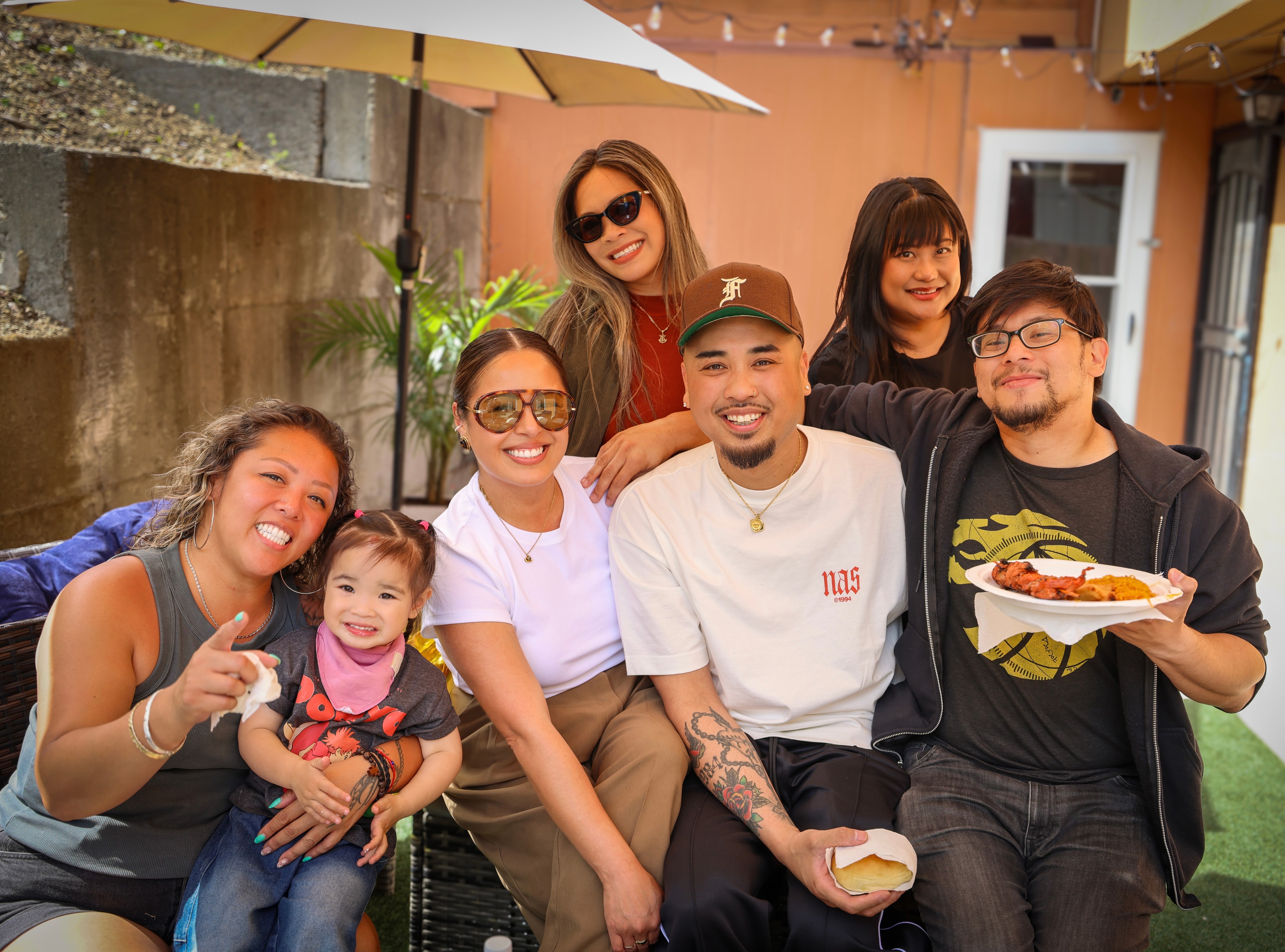 Family Backyard Gathering