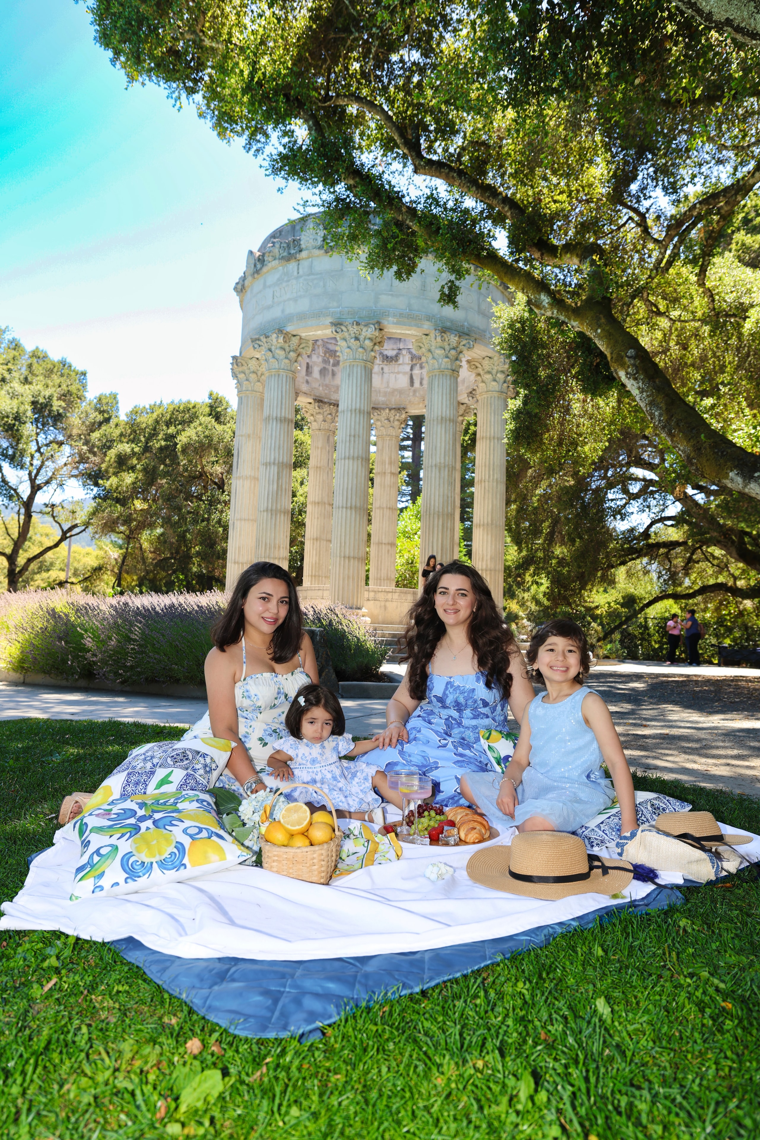 Family Picnic Portrait