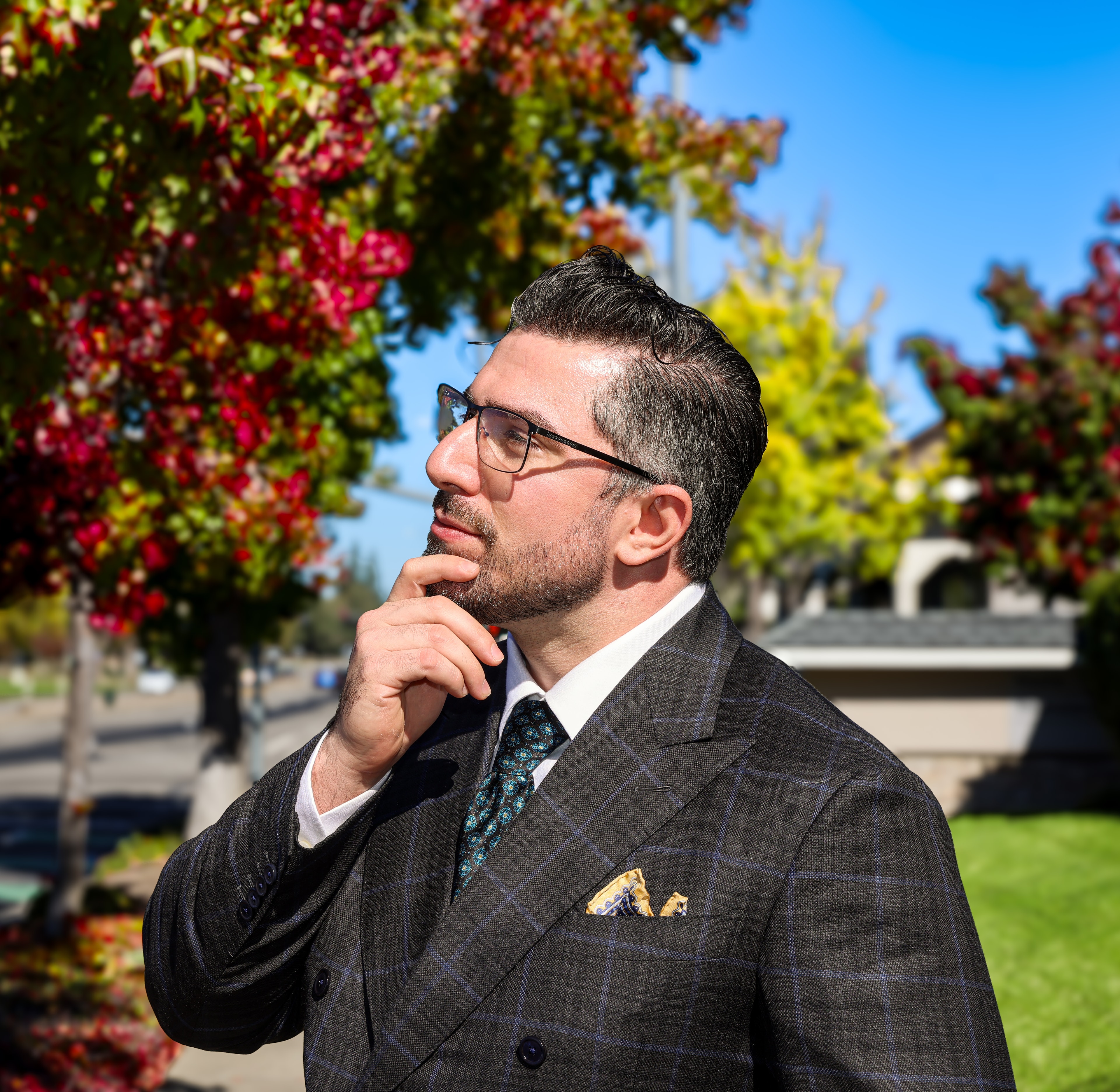 Business Headshot Autumn Thoughtful