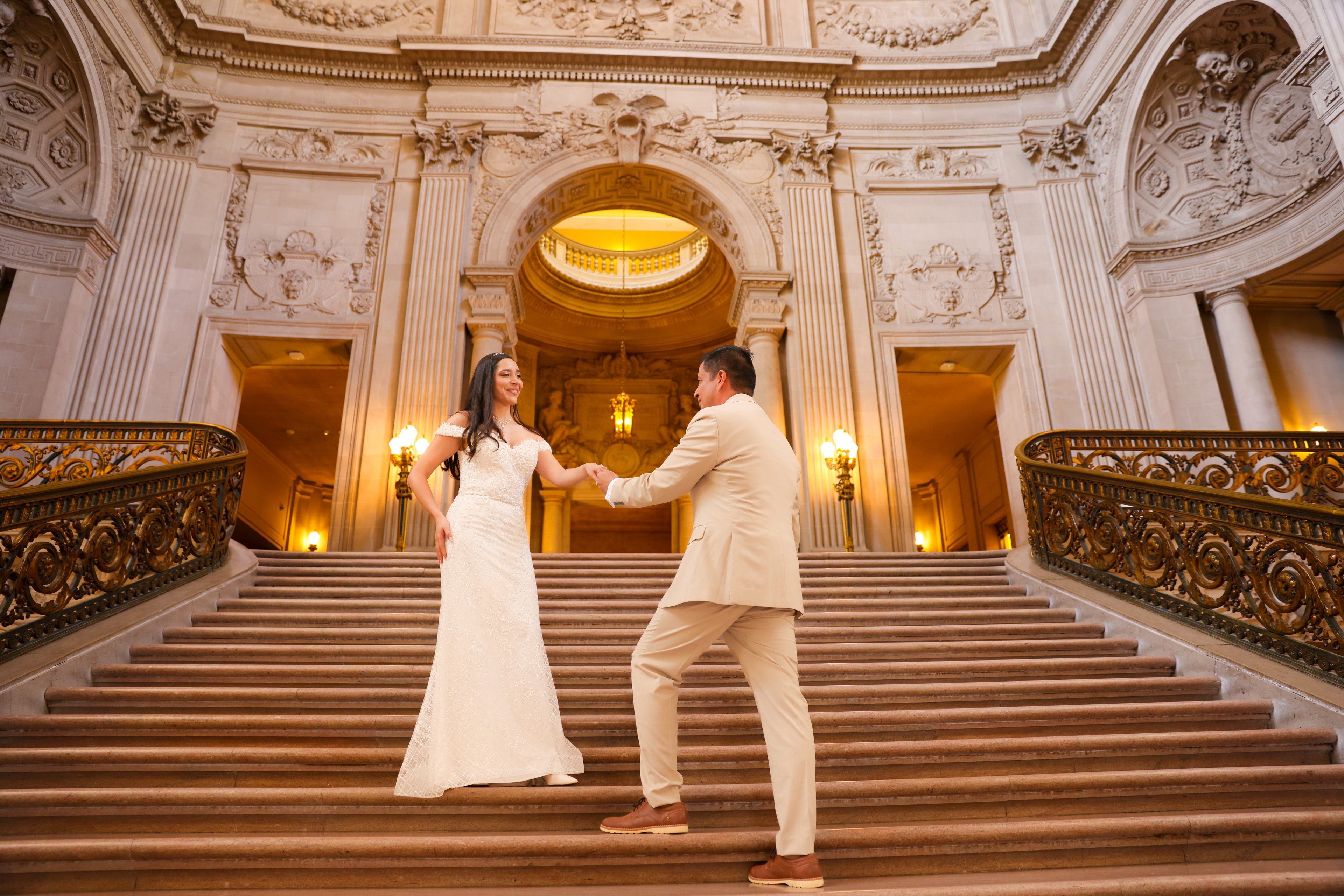 First Dance on the Steps