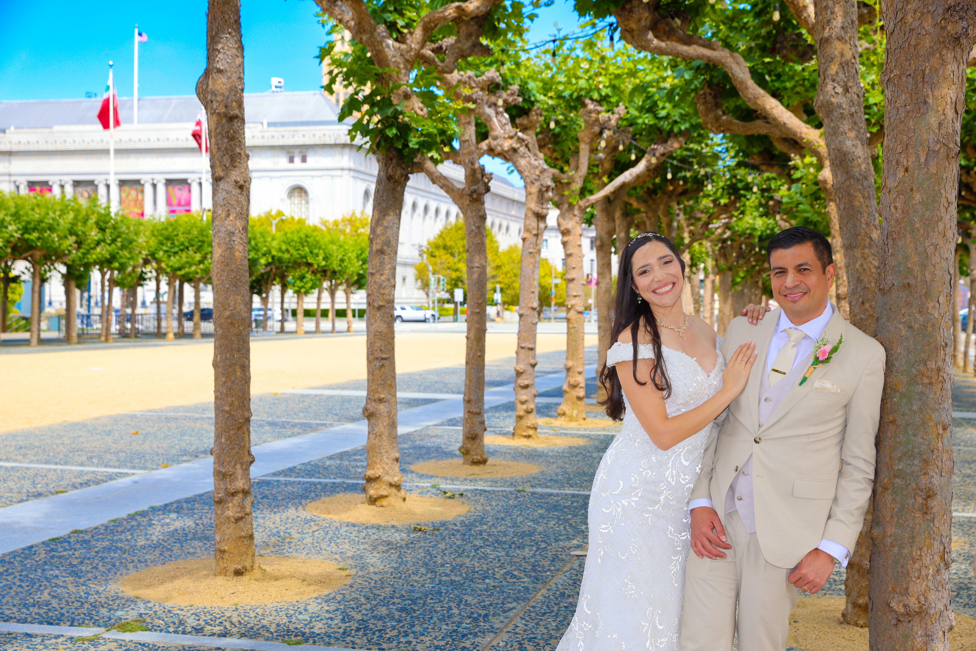 Outdoor Tree-Lined Portrait
